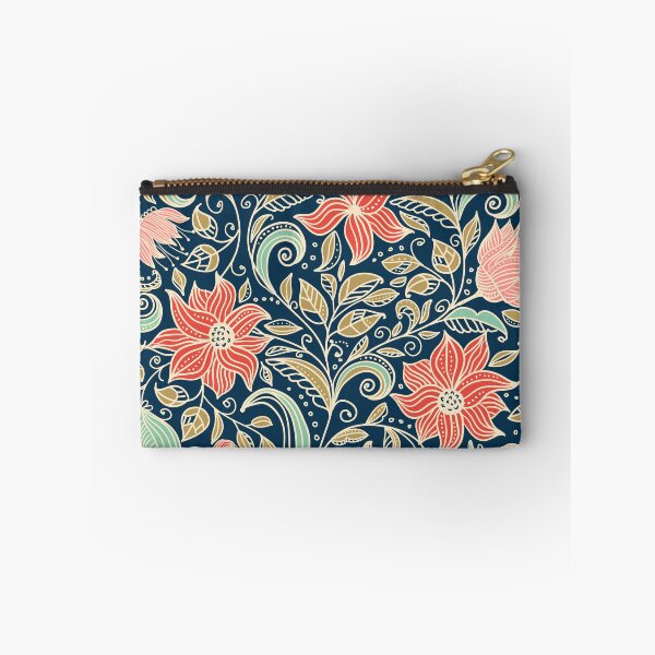 Item preview, colorful floral pattern in doodle style  designed and sold by Doodle-Shmoodle.