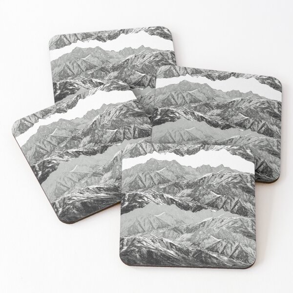 Item preview, MOUNTAIN MASHUP (MONOCHROME) designed and sold by KinguOmega.
