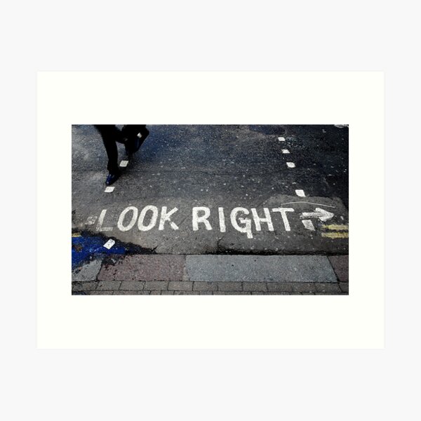 Look right Art Print
