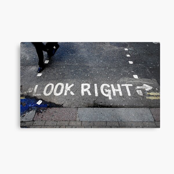 Look right Metal Print