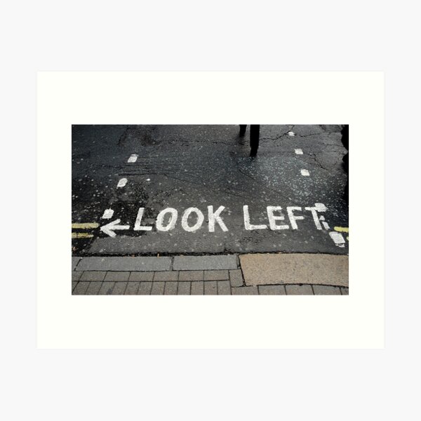 Look left Art Print