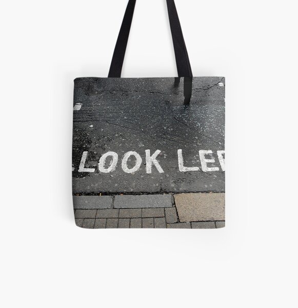 Look left All Over Print Tote Bag
