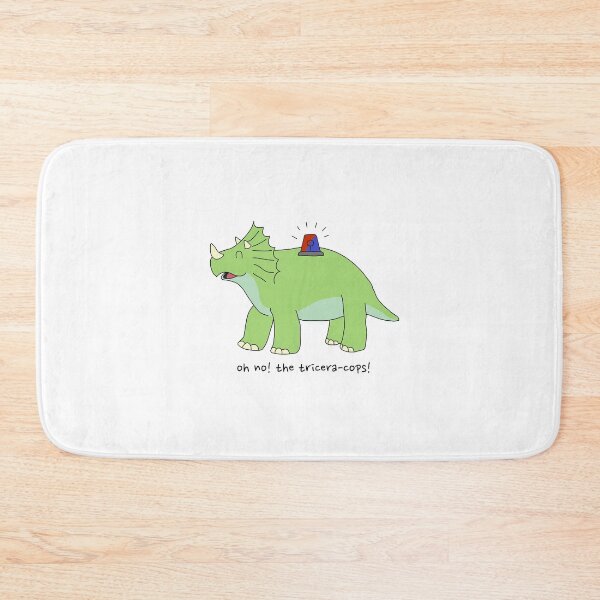 Item preview, Oh no! The tricera-cops designed and sold by MorvenLucky.
