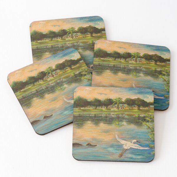 Item preview, Florida Wildlife And Sunset Reflection designed and sold by Zina Stromberg.