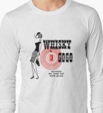 Whisky A Go-Go Vintage Poster Restoration / Digital Painting Long Sleeve T-Shirt