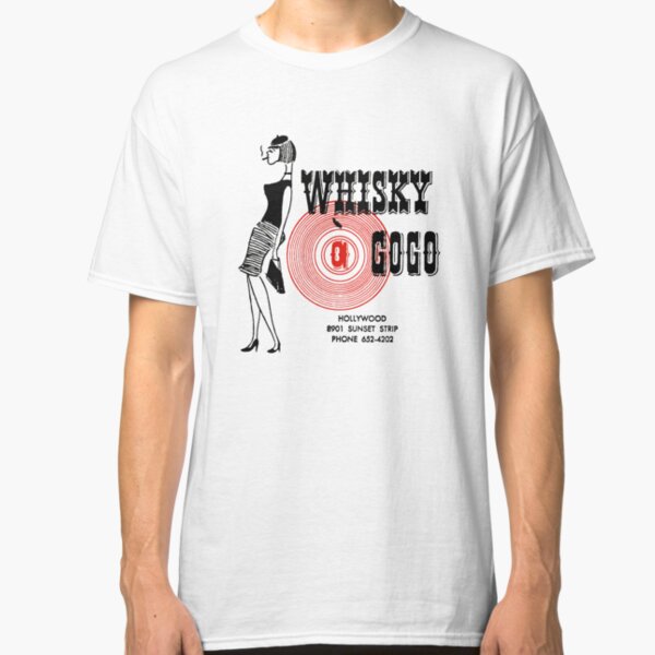 Whisky A Go-Go Vintage Poster Restoration / Digital Painting Classic T-Shirt