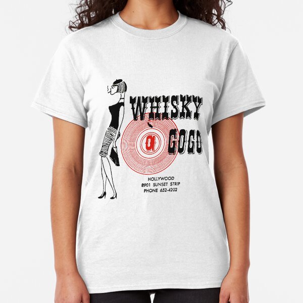 Whisky A Go-Go Vintage Poster Restoration / Digital Painting Classic T-Shirt