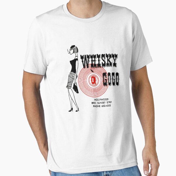 Vista previa del artículo con la obra «Restauración de póster vintage de Whisky A Go-Go | Pintura digital | Banda retro | Póster de concierto», diseñado y vendido por FizzUpAndBost.