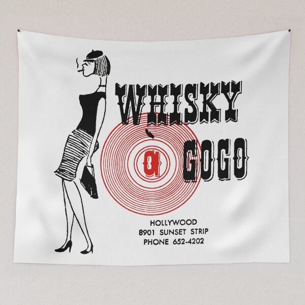 Item preview, Whisky A Go-Go Vintage Poster Restoration | Digital Painting | Retro Band | Gig Poster designed and sold by FizzUpAndBost.