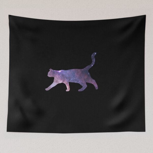 Item preview, Galaxy Cat Silhouette - Stalking designed and sold by qlobba.