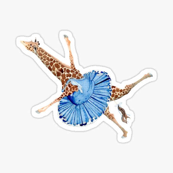 Artikel-Vorschau von Ballett-Giraffe, designt und verkauft von AuntieBetty.