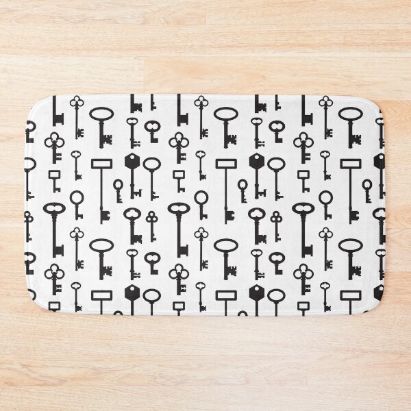 Item preview, Skeleton Key Silhouette Pattern designed and sold by andrea262.