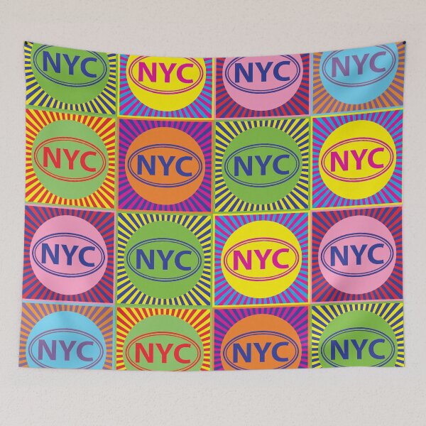 Item preview, New York City NYC Colorful Pop Art 1 designed and sold by popartist.
