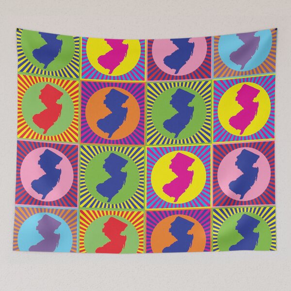 Item preview, New Jersey State Pop Art 1 designed and sold by popartist.