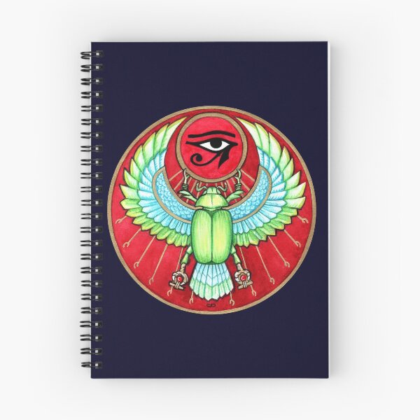 Item preview, Winged Scarab Holding Sun Disk Eye Of Ra designed and sold by Cleave.