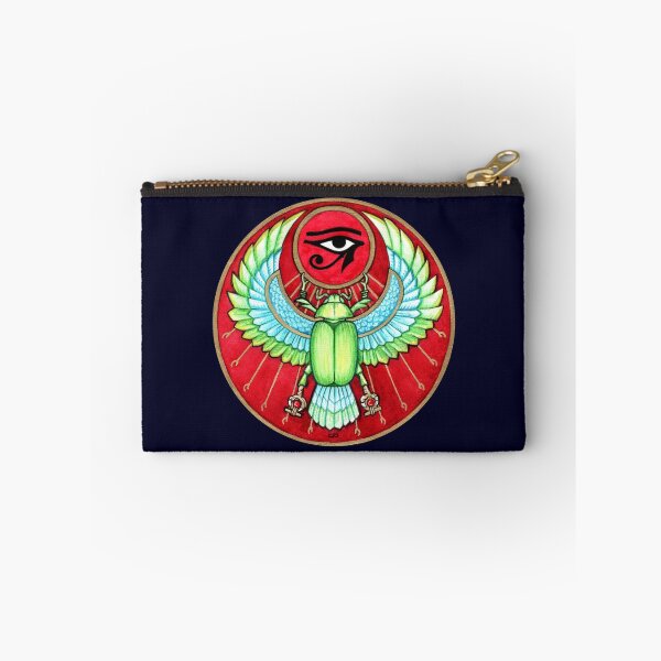 Item preview, Winged Scarab Holding Sun Disk Eye Of Ra designed and sold by Cleave.