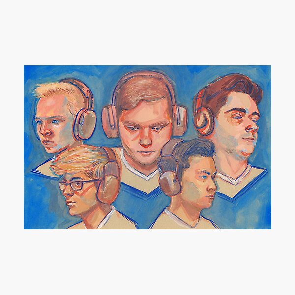 Team Liquid - Gouache Photographic Print