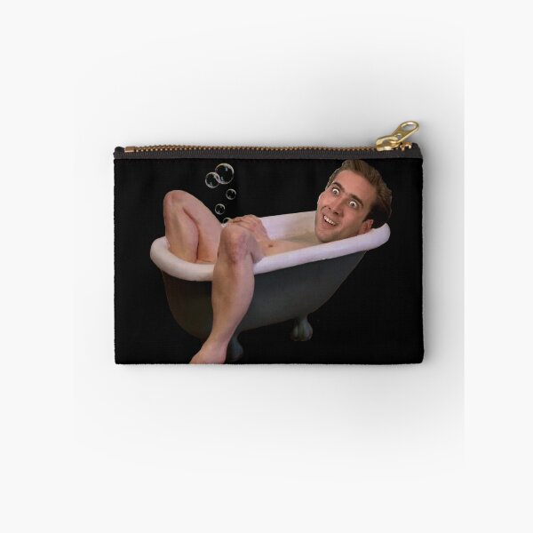 Item preview, Nicholas Cage taking a bath designed and sold by Babyfishbrain.