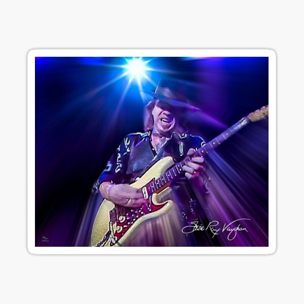 Stevie Ray Vaughan -TEXAS FLOOD 2 Sticker
