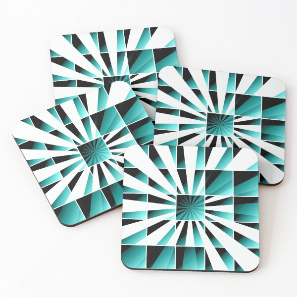 Item preview, Abstract geometric turquoise designed and sold by Gaspar Avila.