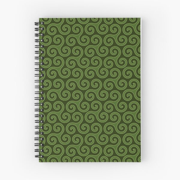 Item preview, Celtic Trinity Spirals In Forest Greens designed and sold by Cleave.