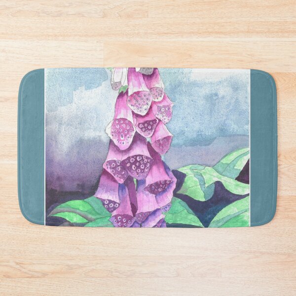 Item preview, Foxglove watercolour flower painting designed and sold by esvb.