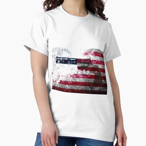 Item preview, Colt Python 357 Mag On American Flag designed and sold by MolonLabeArt.