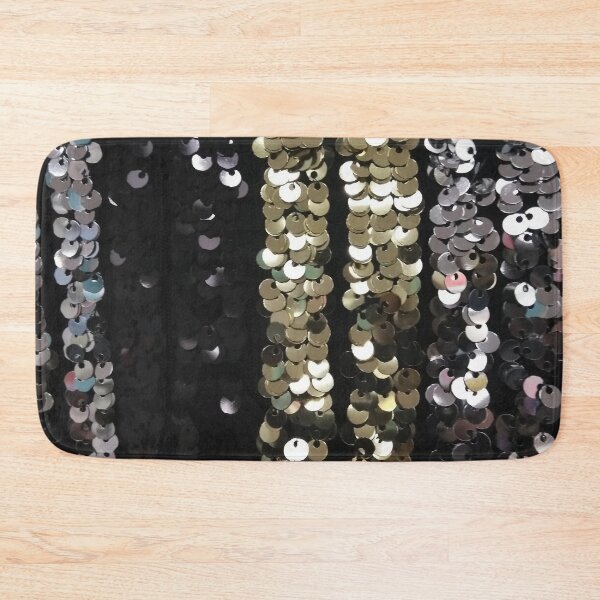 Item preview, Photographic Image of Sequins in Black, Gold and Silver designed and sold by CrazyCraftLady.