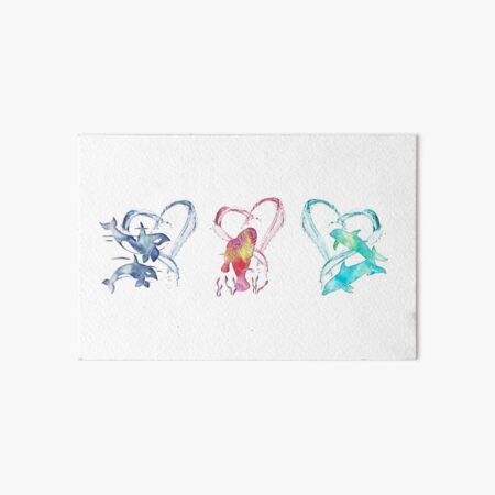 Trio D'Amour de Mer Art Board Print