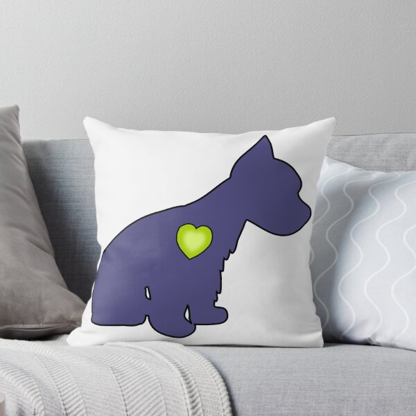 Item preview, Scotty dog with a heart designed and sold by Bug & Brush.