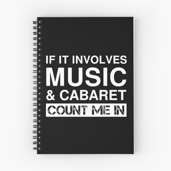 Item preview, Funny Music Cabaret Musical Fan Broadway Theatre T-Shirt designed and sold by Creekman Designs.