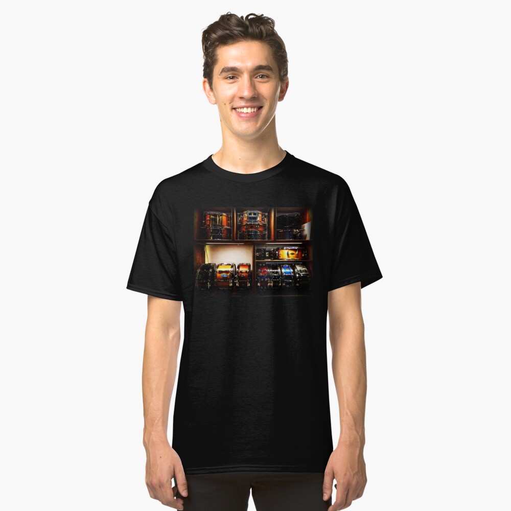 Pretty Snare Drums All In A Row Classic T-Shirt