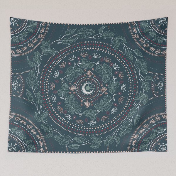 Item preview, plant tapestry designed and sold by Katie Lutterschmidt.