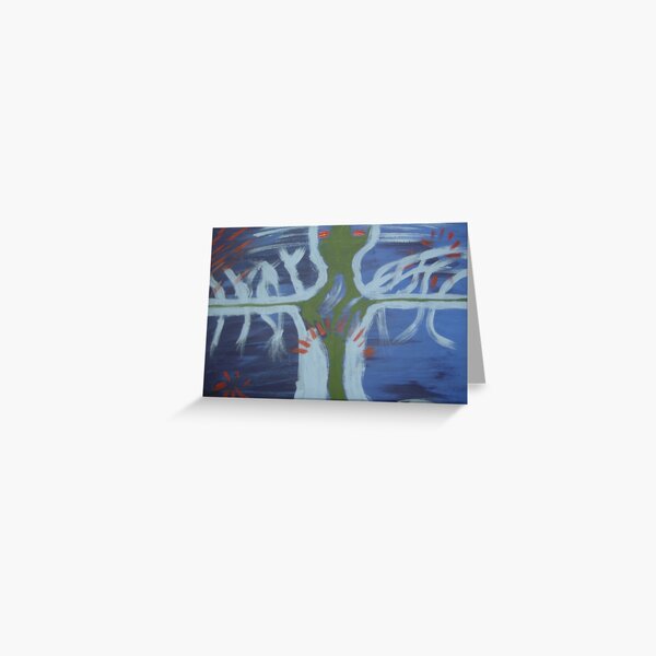 Evil Spirit Greeting Card