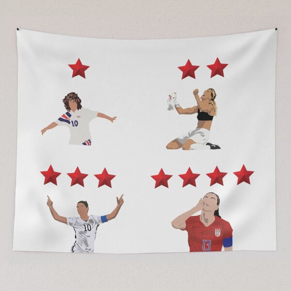 Item preview, USWNT 4 Stars ft Alex Morgan Tea designed and sold by Hevding.