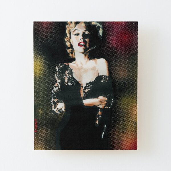 Marilyn Monroe Wood Mounted Print