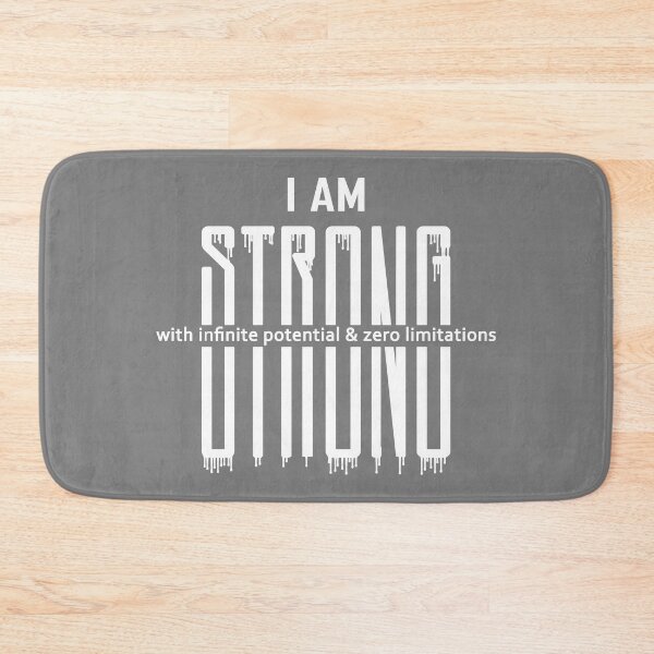 Item preview, I am Strong with Infinite Potential and Zero Limitations White designed and sold by GAIA-LV.