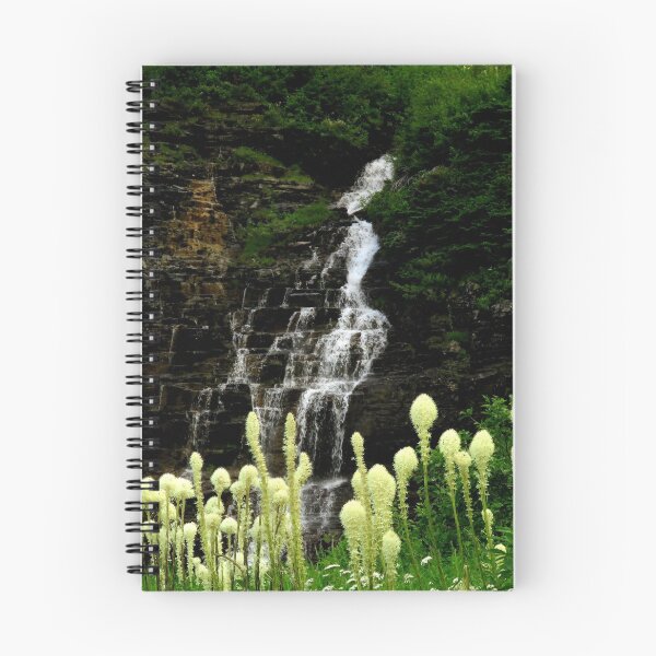 Item preview, Beargrass and Waterfall in Glacier National Park, Montana  designed and sold by LCAppling.