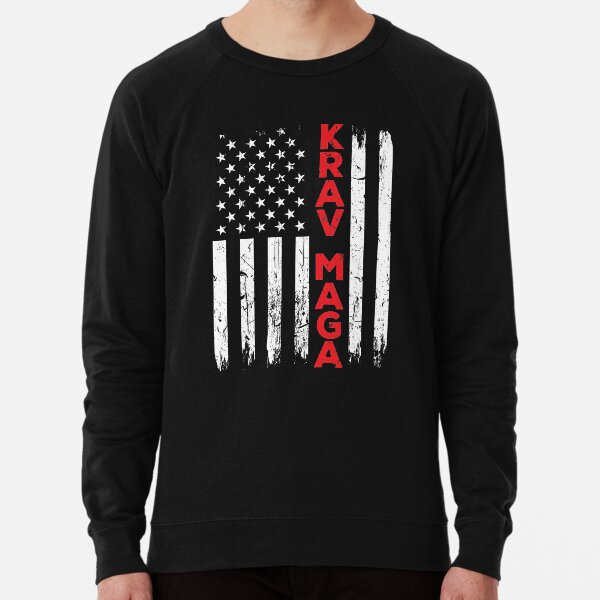 Item preview, Krav Maga Self Defense USA American Flag Fighter MMA designed and sold by Sinful Charm.