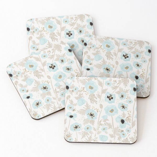 Item preview, Blue Watercolor Poppies designed and sold by StudioPosies.