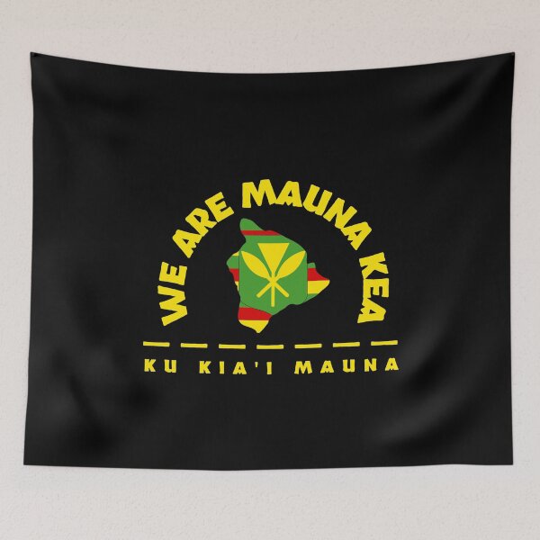 Item preview, Big Island Hawaii Kanaka Maoli Flag - We Are Mauna Kea - Ku Kia'i Mauna designed and sold by brizodesign.