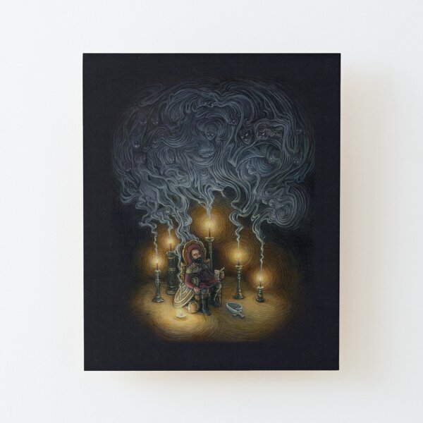 The Ones I Could Not Save Wood Mounted Print