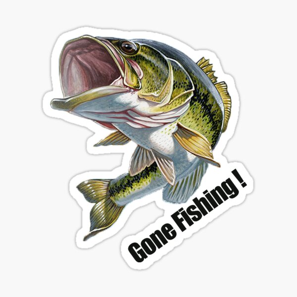 Big Mouth Bass Stickers for Sale