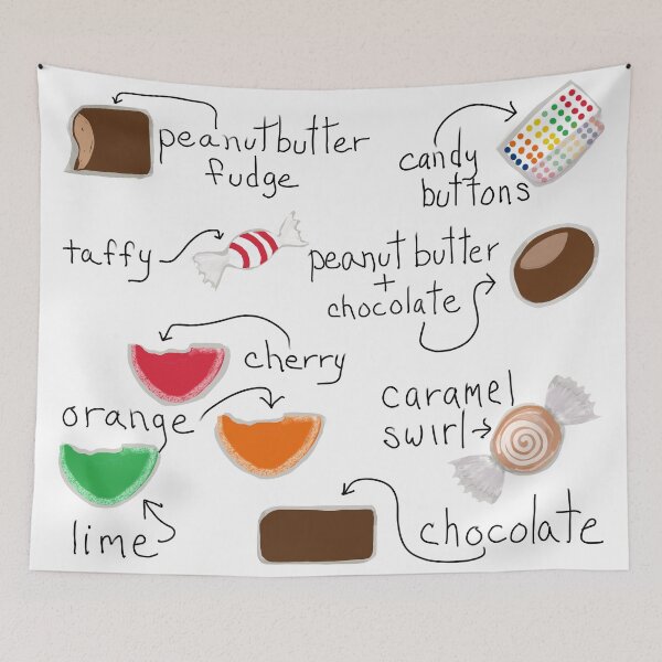 Item preview, Candy, Candy, Candy! designed and sold by Helen Knecht.
