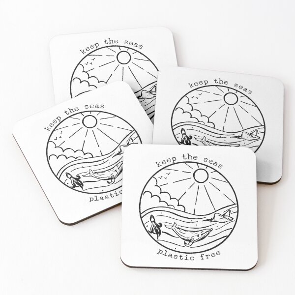 Item preview, mantén los mares libres de plástico designed and sold by Shannon Stooksbury.