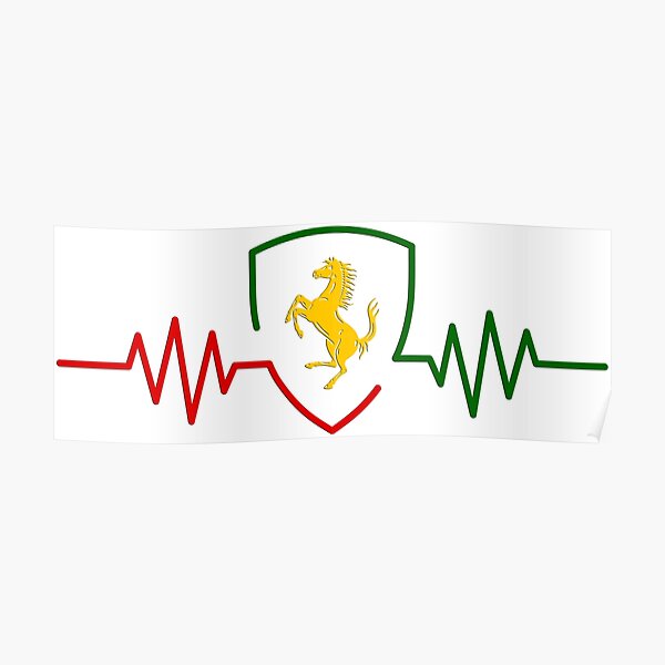 PRANCING HORSE EKG Poster