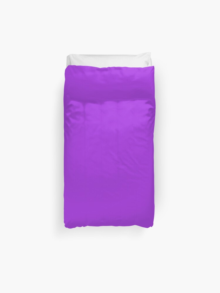 Bright Solid Purple Duvet Cover Plain Violet Bedspread Skirt