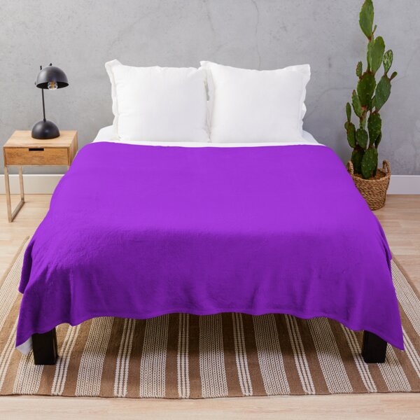 Artikelvorschau, Bright Solid Purple Bettbezug - Plain Violet Tagesdecke Rock Leggings entworfen und verkauft von deanworld.