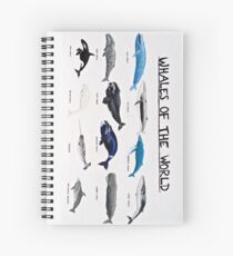 Cuaderno de espiral El cuadro de las ballenas del mundo