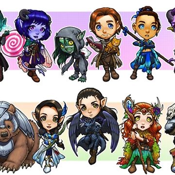 Artwork thumbnail, Critrole Cuties (VM & M9) by ghostfire